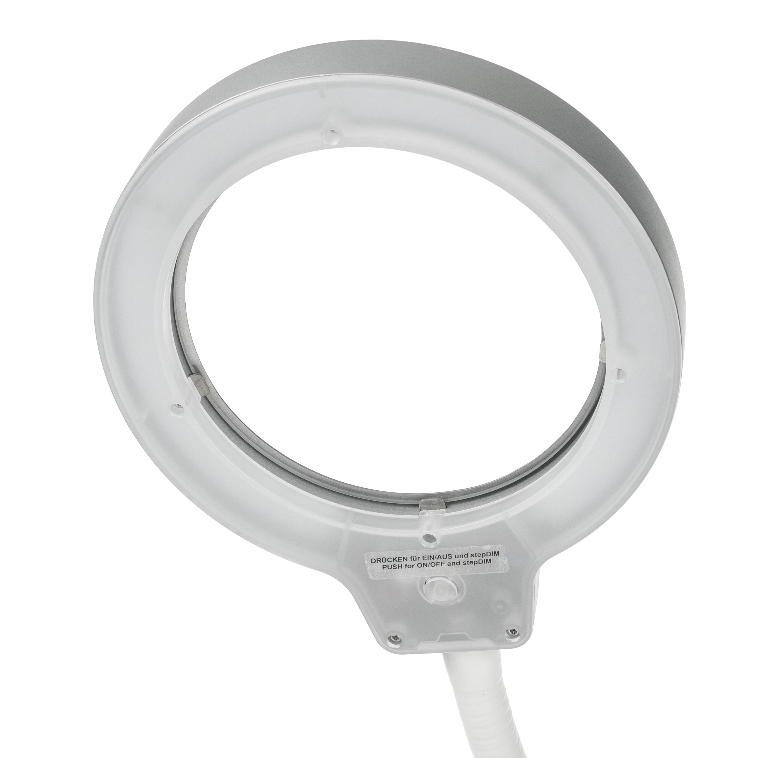 LED-Ringlupenleuchte 8W mit Federgelenkarm